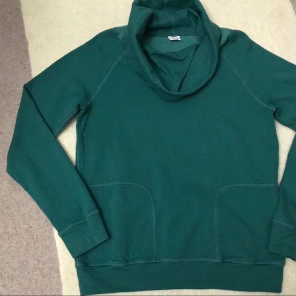 Patagonia Sweaters - Patagonia Teal Green Cowl Neck Pullover Sweater